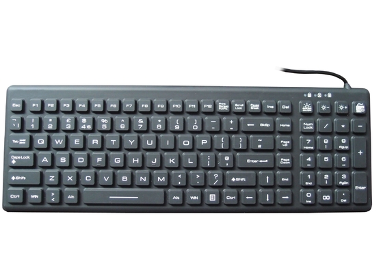 Uk English Ip68 Medical Keyboard With Clean Mode For 5 Sec To Lock Keyboard supplier