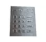 Spanish 20 keys TTL interface industrial metal keypad with flat short key stroke and Braille symbol supplier