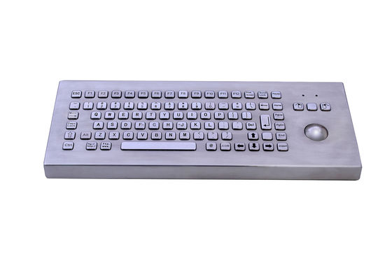 89 keys industrial keyboard with trackball by stainless steel desk top version supplier