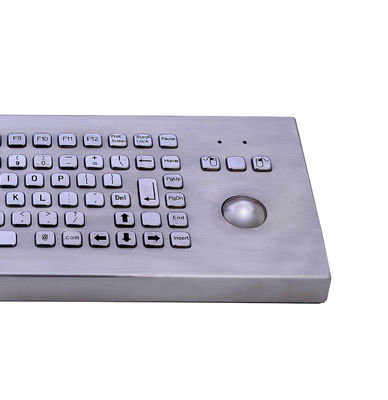 89 keys industrial keyboard with trackball by stainless steel desk top version supplier