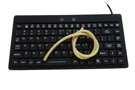 Hospital Product 87 Keys Medical Silicone Keyboard With Adjustable Backlight supplier