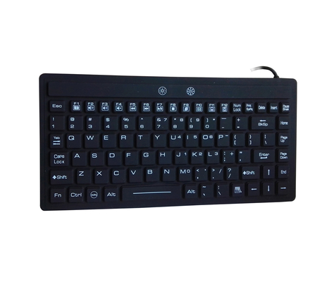 Hospital Product 87 Keys Medical Silicone Keyboard With Adjustable Backlight supplier