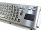 Rugged slim metallic panel mount military keyboard for portable military pc outdoor supplier