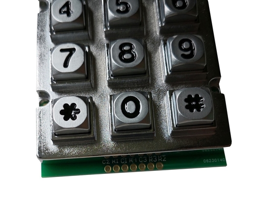 Door access control water proof industrial metal keyboard with Taiwan customs PCB supplier