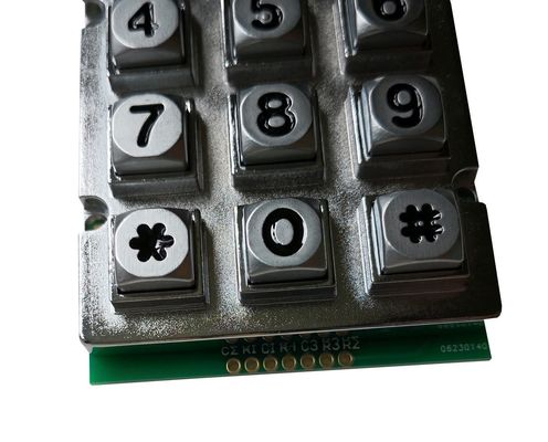 Taiwan industrial keyboard with 12 metal buttons for door access control supplier
