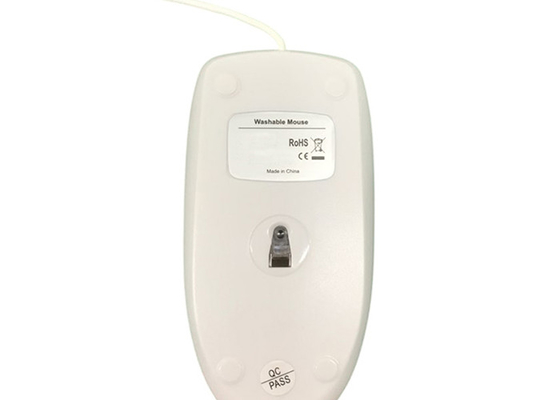 Wheel Scroll Plastic Waterproof Med Mouse with Optical DPI in White supplier