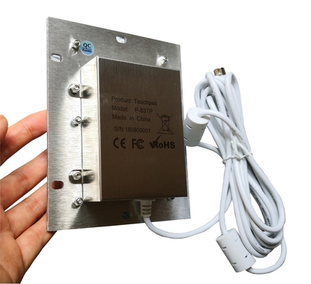 IP65 PS2 interface metal touchpad pointing device with capacitive touchpad module supplier