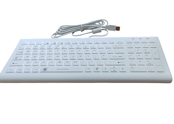 Sterilized CE medical keyboard with agile backlight buttons and mechanical switch supplier