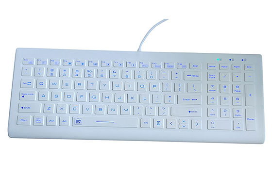 Sterilized CE medical keyboard with agile backlight buttons and mechanical switch supplier
