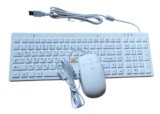 IEC60512 Medical Keyboard 18mA with 106 Hebrew Keys Waterproof supplier
