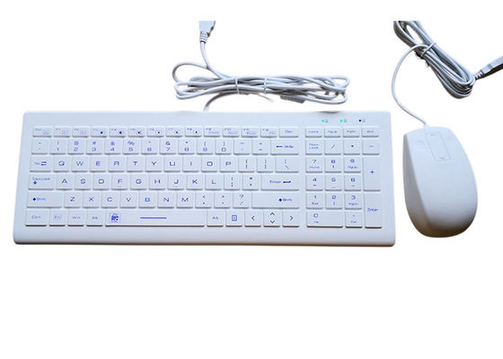 IP68 Washable Antibacterial Scroll Wheel Mouse For medical hospital use supplier
