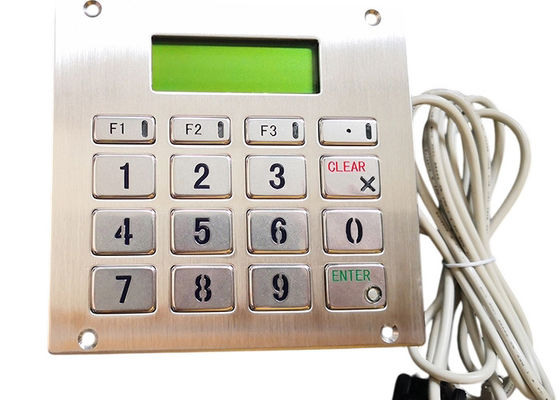 RS485 industrial LCD display keyboard with 16 backlighting numeric S316 keys supplier