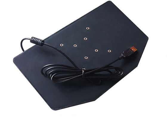 Mobile Office rugged keyboard with Rack mount holes & touchpad for industrial pc supplier