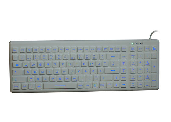 Australian Hospital Medical Keyboard with USB and magfix optional for medical cart supplier