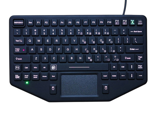 AZERTY Rugged Keyboard shock resistant with RED Illuminating low profile keys supplier
