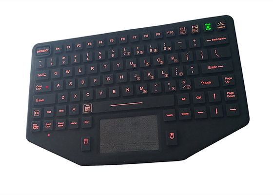 AZERTY Durable Industrial Rugged Keyboard Mouse with RED Illuminating low profile supplier