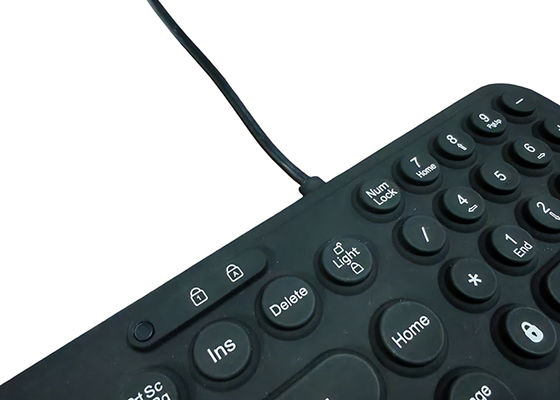 IP68 Industrial Keyboard by rubber with touchpad and white backlight supplier