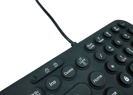 IP68 Industrial Touchpad Keyboard with black color and USB PS/2 interface supplier