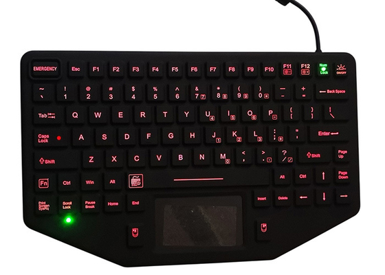VESA mounting NEMA 6X Rugged keyboard with touchpad mouse for heavy duty supplier