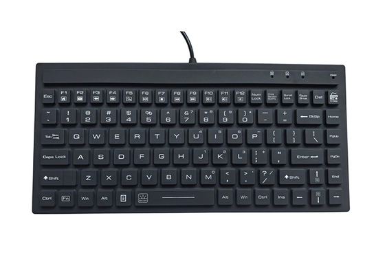 ESD LEVEL 4 Sterilized medical keyboard with 88 Low profile keys and clean mode supplier