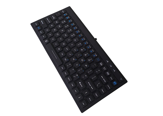 18KV ESD protected industrial keyboard with washable 88 keys and PS2 interface supplier