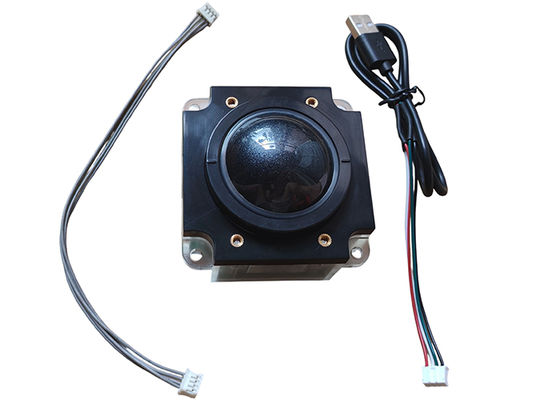 panel mount industrial trackball manufacturer with 1.97" laser sphere and USB cable supplier