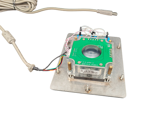 2" (50.mm) panel mount industrial trackball with 3 sealed switches for medical CT supplier