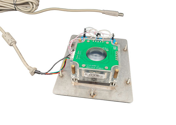 2" panel mount industrial trackball with 3 sealed switches for medical CT supplier
