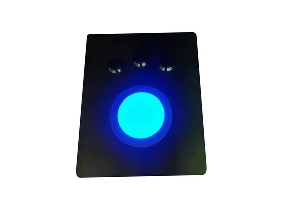 backlight industrial trackball with panel mount and 3 mouse buttons for marine supplier