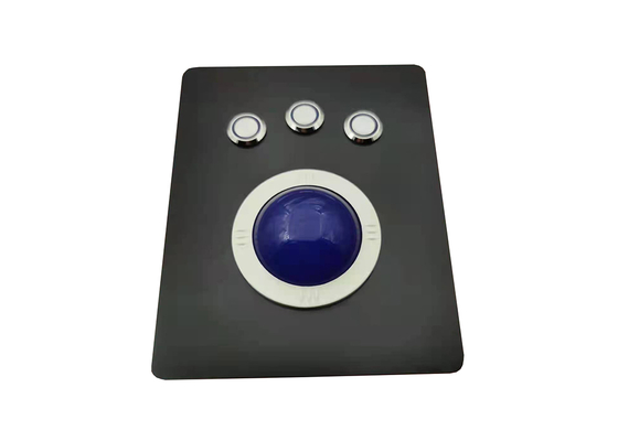 maine backlight industrial trackball with panel mount and 3 mouse buttons supplier