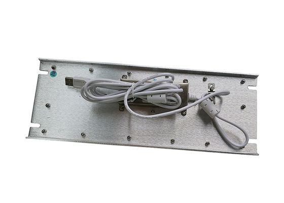 China industrial keyboard panel mount with 88 flat metal keys and ps2 cable supplier