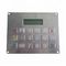 Customized 18 keys wired industrial stainless steel metal numeric keypad with display supplier