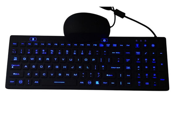 IEC60601 IP68 medical keyboard with cyber mouse for medical computer supplier