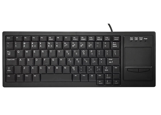 Plastic Medical keyboard with 83 keys US EU Flat key and touchpad supplier