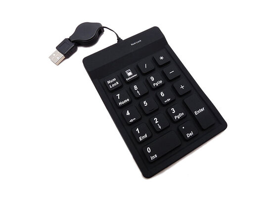 18 keys medical keyboard with calculator number Retractable USB supplier