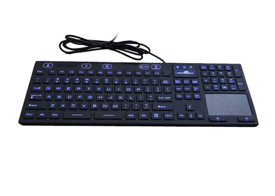 NEMA 6 medical keyboard 118 blue keys with Italian EU layout and touch mouse supplier