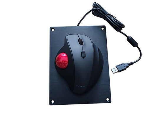 panel mount Industrial trackball with heat resistant USB cable for Japanese SANWA supplier