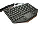 89 keys rugged black silicone military keyboard with EMC 1.8m coiled USB cable supplier