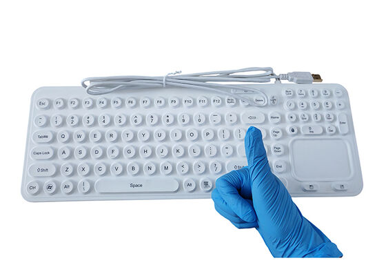 oil proof Industrial keyboard with washable touchpad and clean mode IP68 supplier