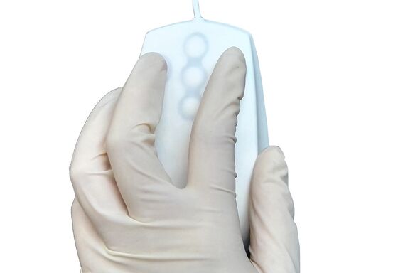 EN55032 medical mouse waterproof dust prof USB type with button scroll supplier