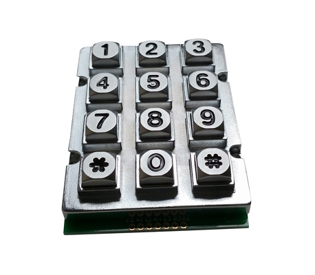 IP65 zinc alloy industrial metal keypad for door access control security system supplier