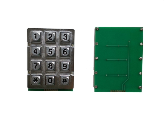 IP65 zinc alloy industrial metal keypad for door access control security system supplier