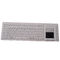 117 keys medical wireless washable keyboard by antimicrobial silicone for cybernet computer supplier