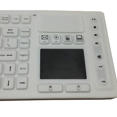 117 keys medical wireless washable keyboard by antimicrobial silicone for cybernet computer supplier