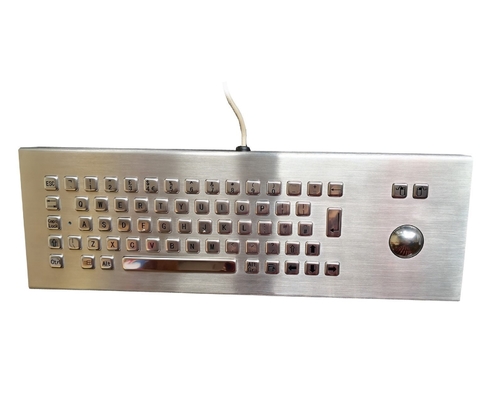 Desk top USB industrial metal keyboard based 64-key steel keyboard with Windows key supplier