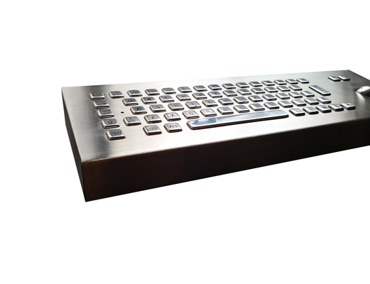 Desk top USB industrial metal keyboard based 64-key steel keyboard with Windows key supplier