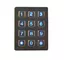 Weather proof illuminated 12- key industrial metal keypad for outdoor access control supplier