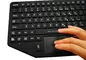 Enclosed 88-key USB military keyboard with integrated touchpad, military level keyboard supplier