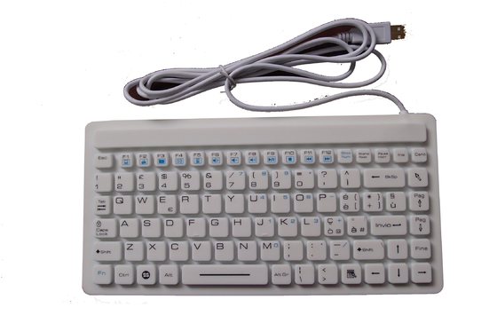 SGS test passed antimicrobial medical healthcare application keyboard with 88 keys supplier