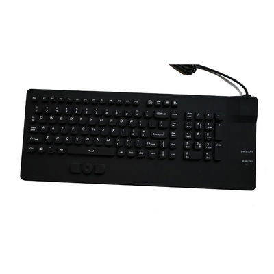 IP68 Dustproof industrial keyboard with mouse buttons OEM AZERTY layout supplier